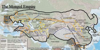 Mongolian kasaysayan ng mapa